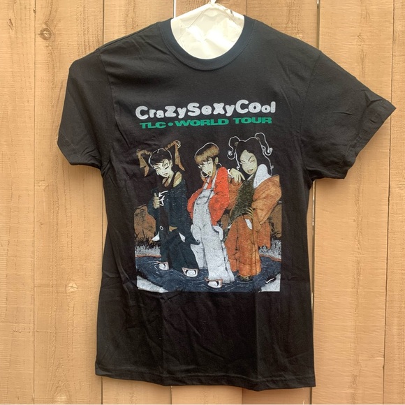 TLC Other - Retro 90s TLC Crazy Sexy Cool World Tour Graphic Throwback T-shirt Band C42